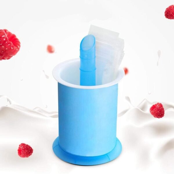 DIY Manual Popsicle Maker ? Reusable Ice Cream Mold (Approx 20 Pcs Packing Bag)