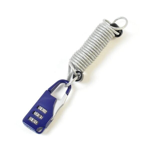 Anti-theft Dial Lock, Padlock, 3-Digit, Built-In Wire (1 Pc) - Image 5