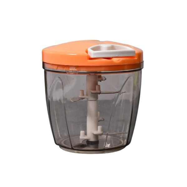 6 BLADE 2IN1 MANUAL FOOD CHOPPER, COMPACT & POWERFUL HAND HELD VEGETABLE