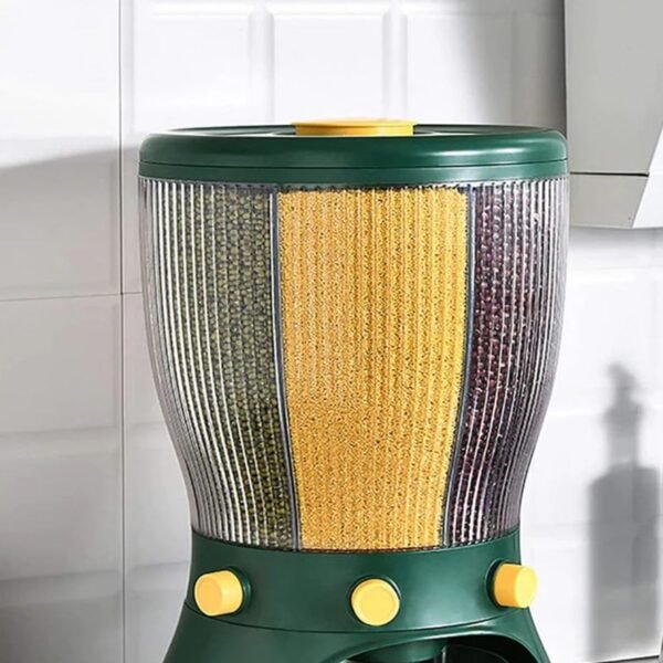4 in 1 360 Degree Rotation Cereal Dispenser (Approx 10 kg / 1 Pc) - Image 4