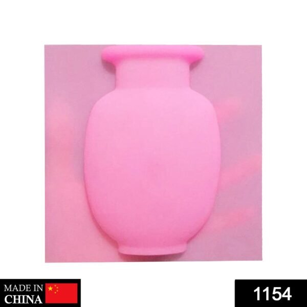 Wall Hanging Silicone Flower Pot Sticker Plant Rack for Decoration - Image 2