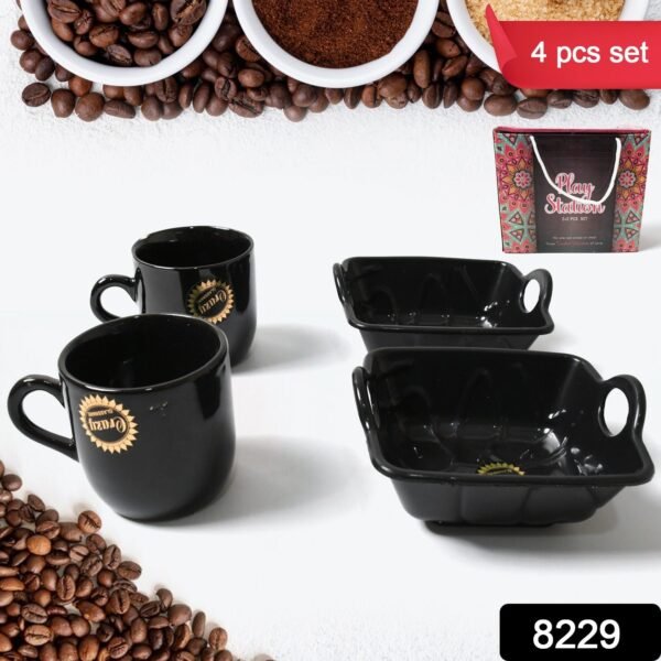 Play Station Ceramic Tea / cups / Mug Set With Handle Serving Bowl Milk Cup, - Image 2