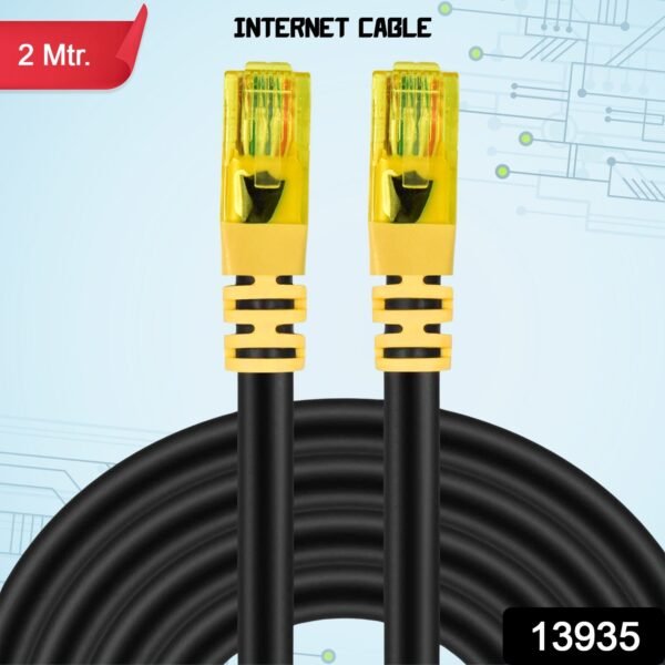 Heavy Duty Cat 8 Ethernet Cable Internet Cable (2 Mtr. / 1 Pc) - Image 2