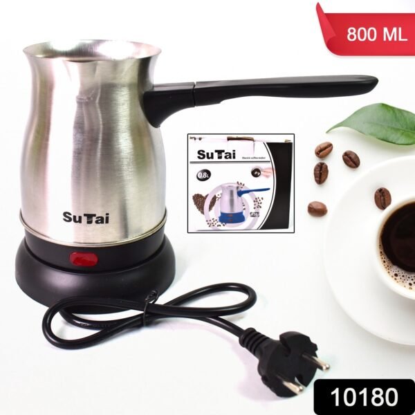 Coffee Pot, Coffee Maker, 800ml Even Heating Tea Maker Kettle (1 Pc) - Image 2