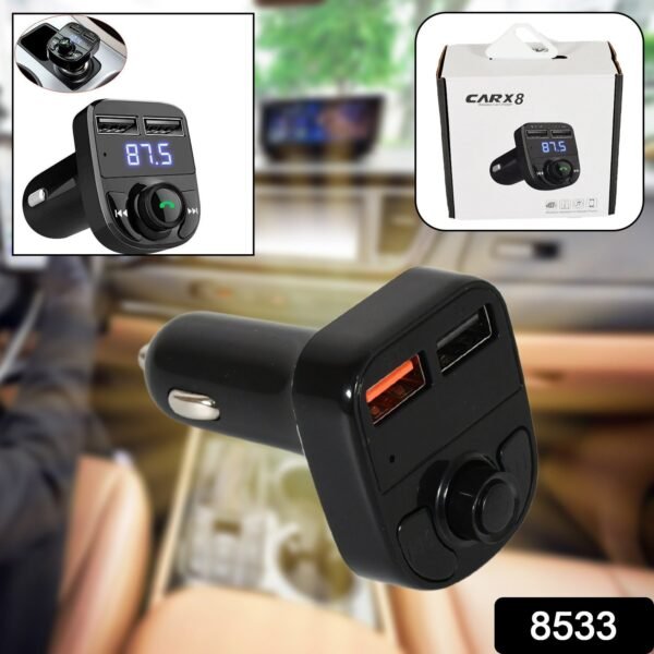 CAR-X8 Bluetooth FM Transmitter Kit for Hands-Free Call Receiver / Music Player - Image 2