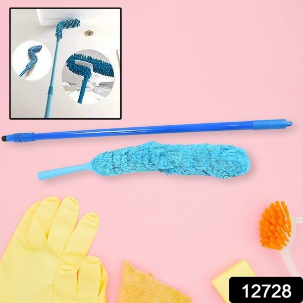 Adjustable Long Handle Microfiber Dust Brush ? Foldable Ceiling & Appliance - Image 2