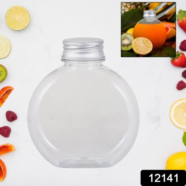 Multipurpose Transparent Round Clear Plastic Container (1 Pc) - Image 2
