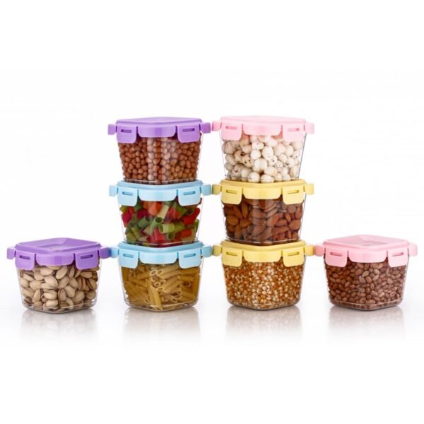 Plastic Food Storage Containers with Lid (4 Pcs Set / 500 ML) - Image 5