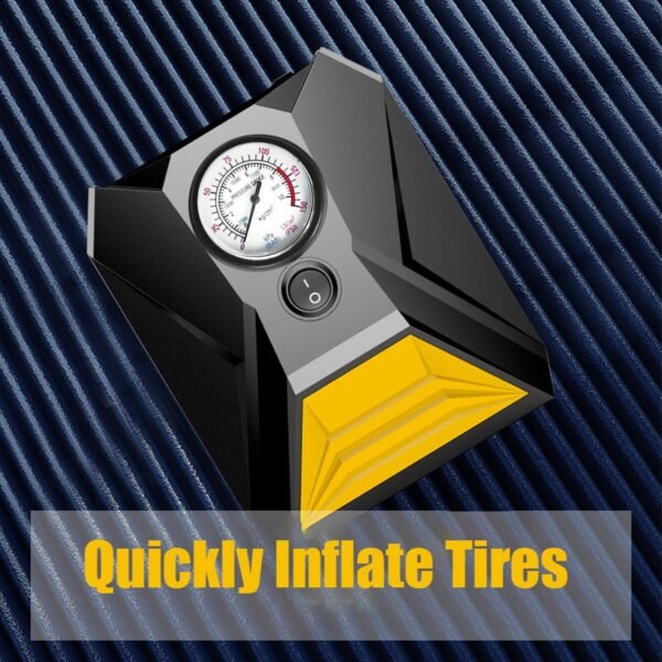 Car Tyre Inflator Rapid Mini Portable Air Compressor Pump - Image 5