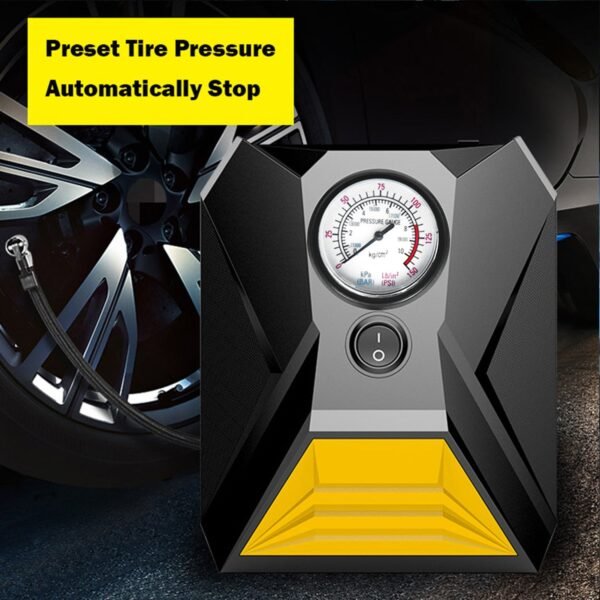 Car Tyre Inflator Rapid Mini Portable Air Compressor Pump - Image 3