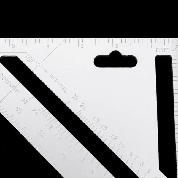 Light Weight Double Side Scale Triangle Measurement Hand Tool - Image 5