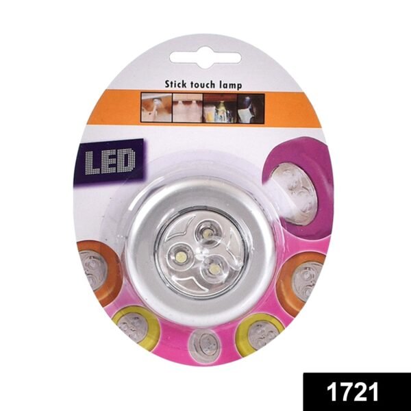 3 Led Cordless Stick Tap Wardrobe Touch Light Lamp - Image 3