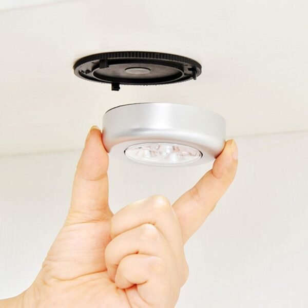 3 Led Cordless Stick Tap Wardrobe Touch Light Lamp - Image 2