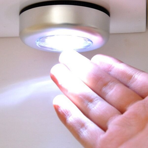 3 Led Cordless Stick Tap Wardrobe Touch Light Lamp - Image 5