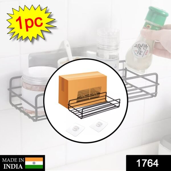 Multipurpose Wall Mount Metal Bathroom Shelf and Rack for Home and Kitchen. - Image 3
