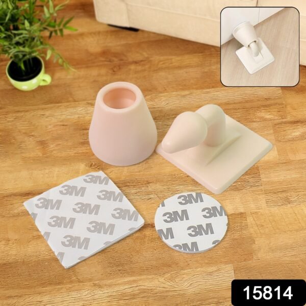 Door Stop Holder Door Stopper Anti-Collision Door Catch for Guard Your Wall (1 - Image 2