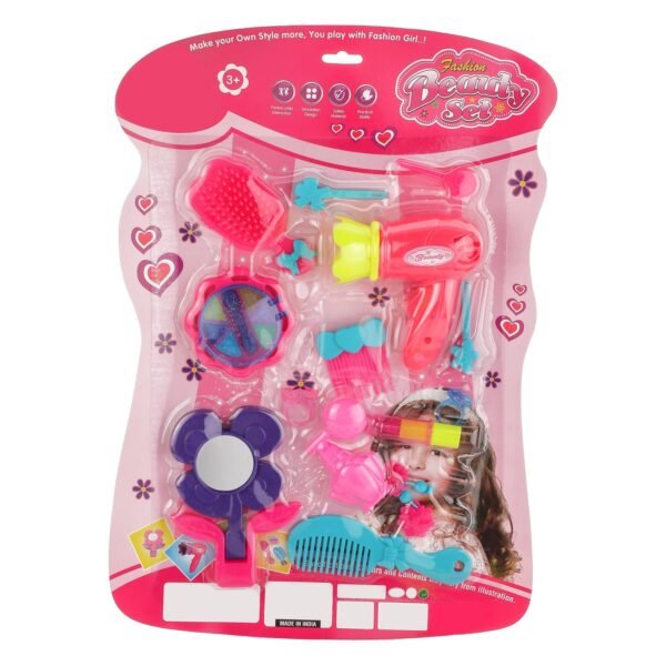 Girl's Bring Along Beauty Suitcase Makeup Vanity Toy (Multicolour) - Image 5