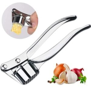 Stainless Steel Garlic Press Crusher ,Crusher ,Squeezer ,Masher ,and Lemon