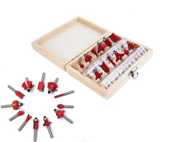 12 / 15pcs Milling Cutter Router Bit Set - Image 4