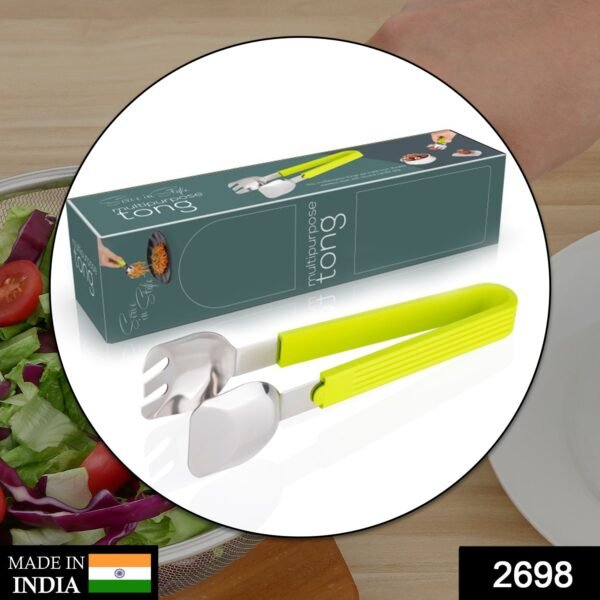 Multi P Salad Serve Tong used in all kinds of places household and kitchen - Image 2