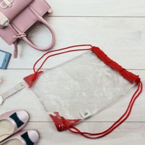 Transparent Waterproof Plastic Stadium Bag ? Gym, Travel & Sports