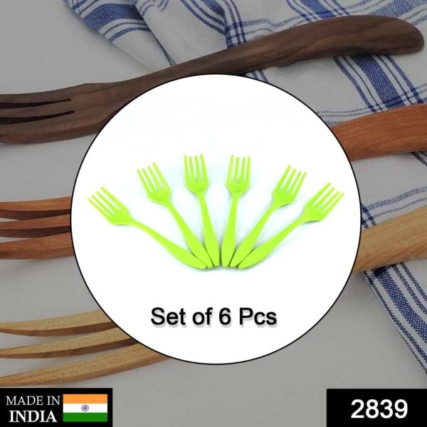 Small plastic 6pc Serving Fork Set for kitchen - Image 2