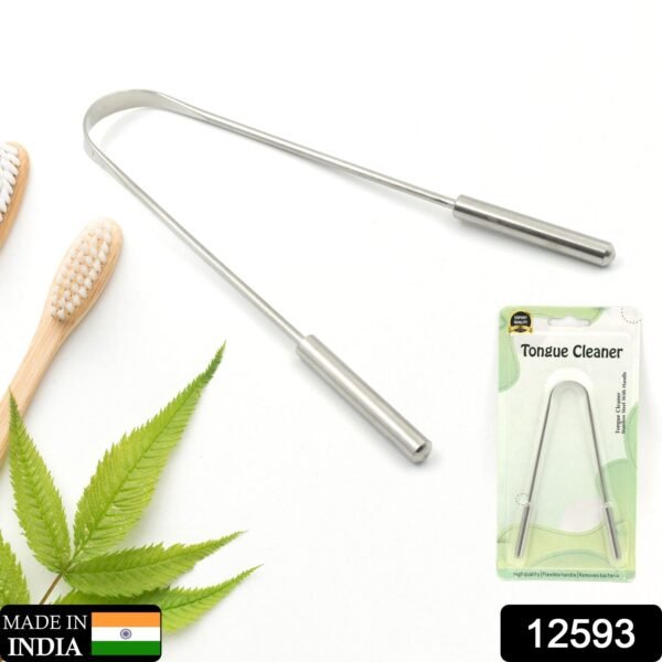 Tongue Cleaner For Kids & Adults | Tongue Scraper For Bad Breath, Maintain Oral - Image 3