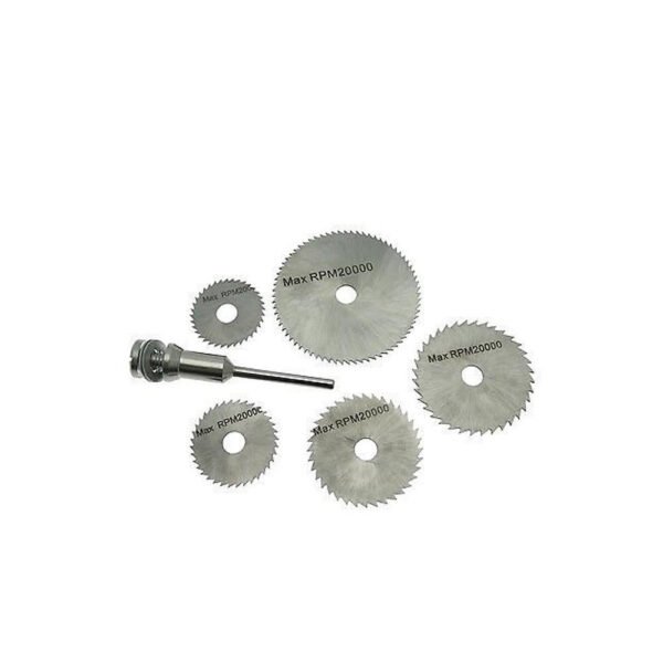 6pcs Metal HSS Circular Saw Blade Set Cutting Discs for Rotary Tool - Image 5