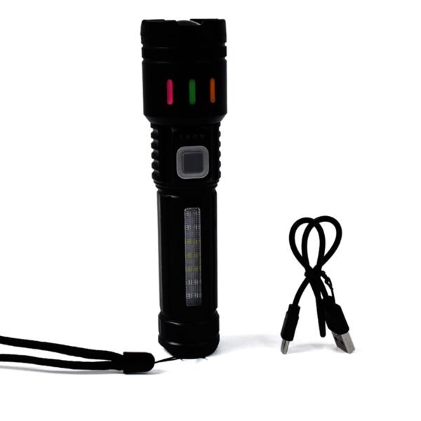 Led Torch High Lumens Fast Charging Flashlight / Torch with Far & Near Zoom (1 - Image 5