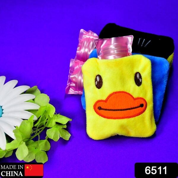 Yellow Duck Hot Water Bag for Pain Relief & Warmth with Cover - Image 2