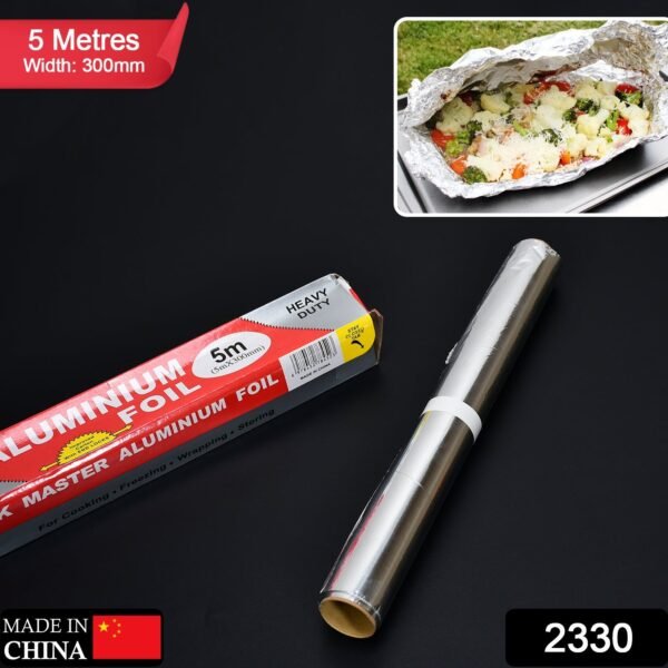 Aluminum Foil Roll Heavy Duty Non Stick Thick Aluminum Foil Sheet Baking - Image 2