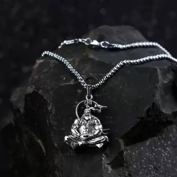 Hanuman Ji Pendant / Chain, Religious Jewellery for Men and Women (1 Pc) - Image 5