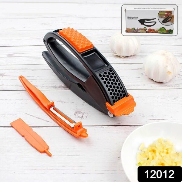 Multifunctional Garlic Press, Garlic Mincing & Crushing Tool (1 Pc) - Image 2