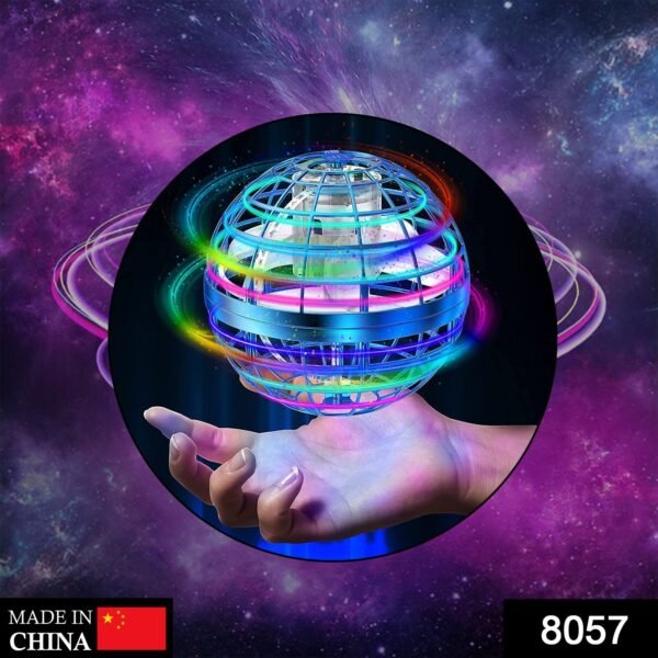 Flying Ball Toys, USB Rechargeable Built-in RGB Lights 360?Rotating Magic - Image 2