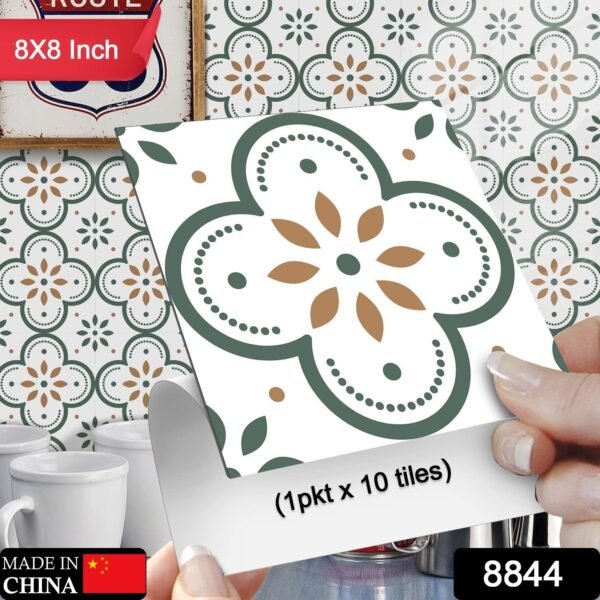 Peel and Stick Floor Tiles Kitchen / Bathroom Backsplash Sticker Detachable - Image 3