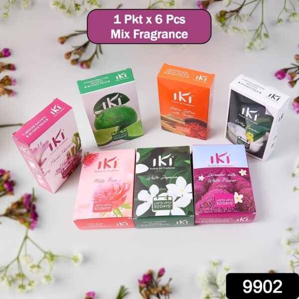 Pocket Air Freshener Mix Flevar / Fragrance (1 Pkt / Inside 6 Pcs ) - Image 2