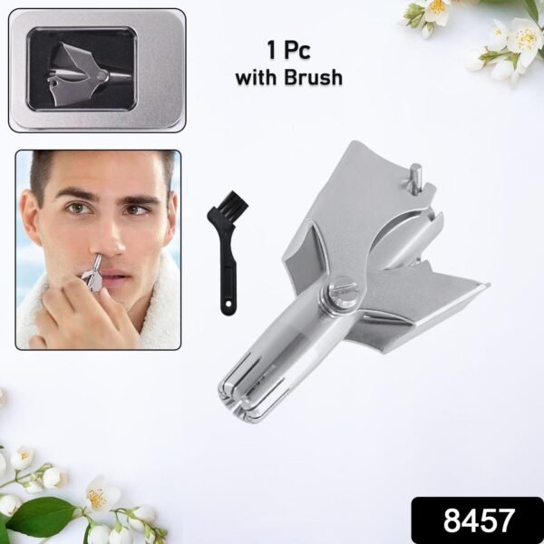 Stainless Steel Painless Nose Hair Remover (1 Pc) - Image 2