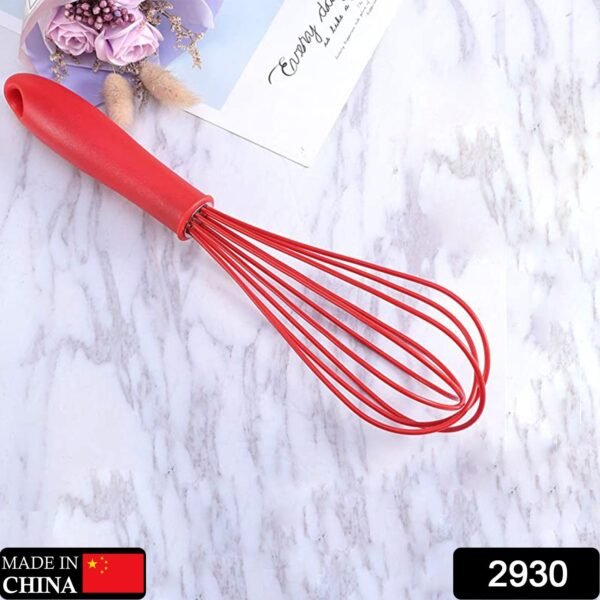 Manual Whisk Mixer Silicone Whisk, Cream Whisk, Flour Mixer, Rotary Egg Mixer, - Image 2