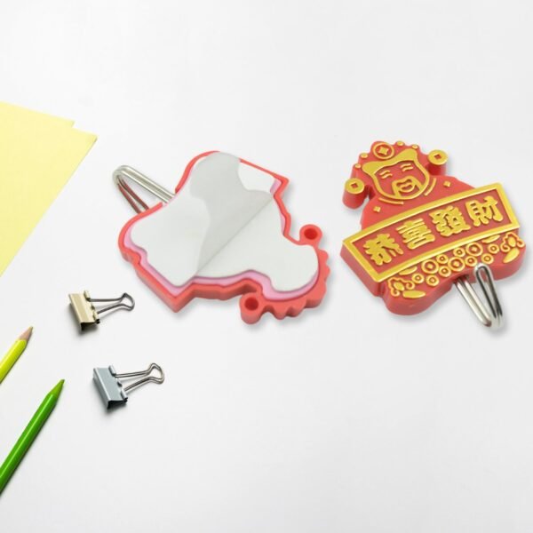 Multipurpose Self-Adhesive Hooks (2 Pc): Heavy Duty, Waterproof, Bathroom, - Image 3