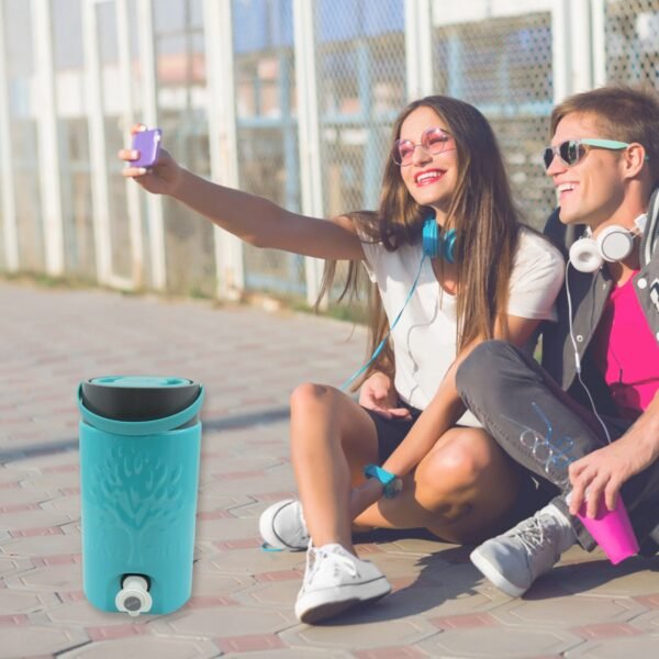 Insulated Water Jug with Tap (3000ml): Leakproof, Travel Cooler - Image 3
