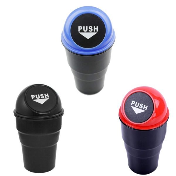 Car Dustbin / Mini Car Trash Bin / Car Ashtray - Image 4