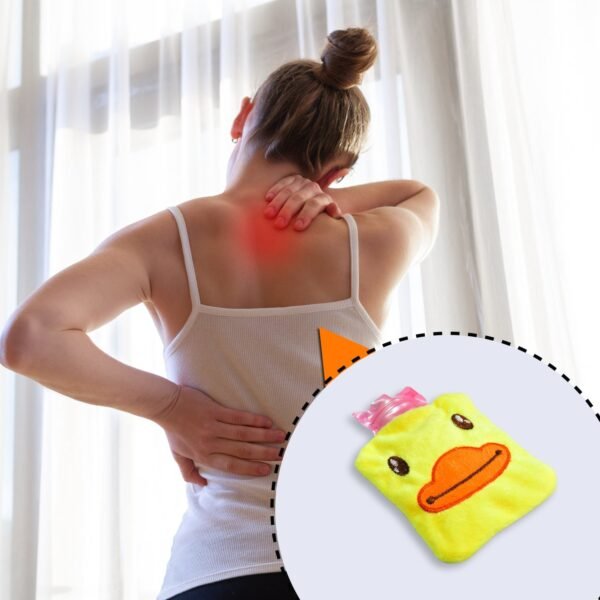 Yellow Duck Hot Water Bag for Pain Relief & Warmth with Cover - Image 3
