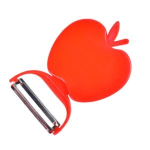 Apple-Shaped Folding Peeler ? Compact & Easy Veg Peeling