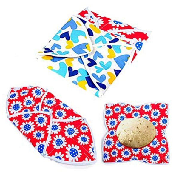 Square Hygienic Roti / Chapati Multi Print Design Cover - Image 5