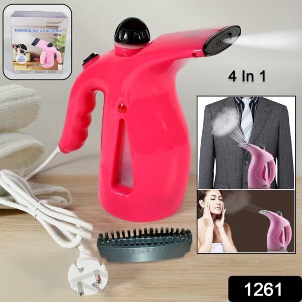 Portable 4 in 1 Handheld Garment Steamer & Facial Steamer Electric Iron Steam - Image 2