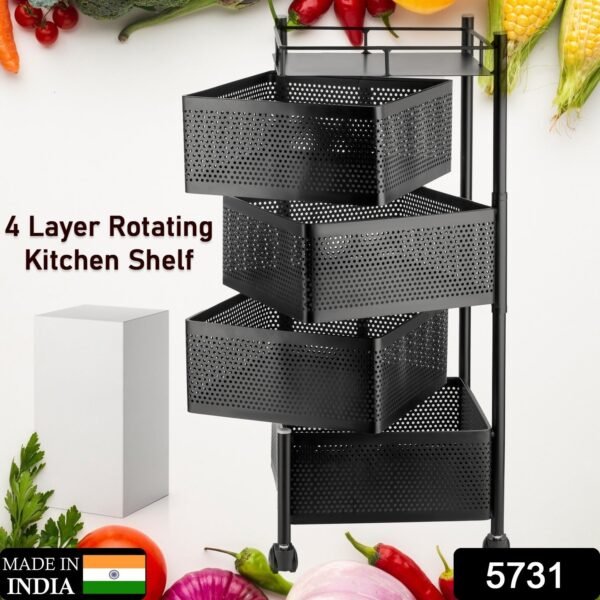 Metal High Quality Kitchen Trolley Kitchen Organizer Items and Kitchen - Image 2