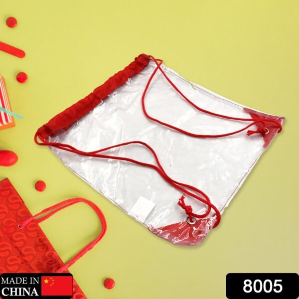 Transparent Waterproof Plastic Stadium Bag ? Gym, Travel & Sports - Image 2