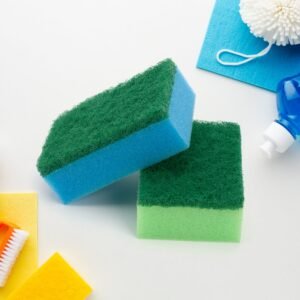2-in-1 Multi-Purpose Scrub Sponge ? Wear Resistant Dish & Furniture Cleaner (1