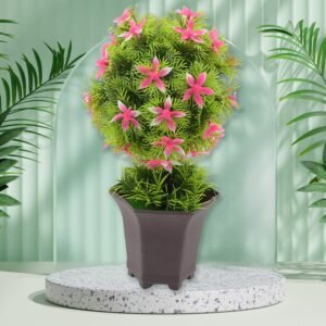 Wild Artificial Flower Plants with Cute Pot | Flower Plant for Home Office