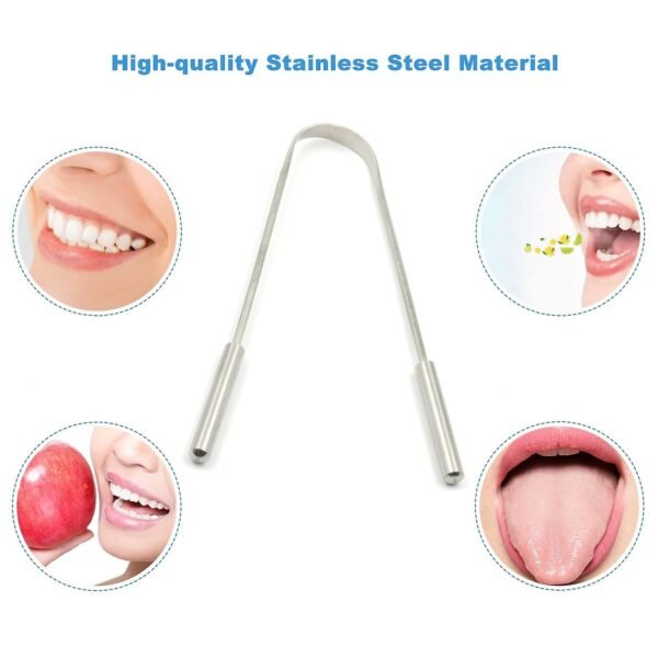 Tongue Cleaner For Kids & Adults | Tongue Scraper For Bad Breath, Maintain Oral - Image 2